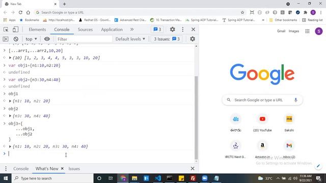 spread operator VS rest operator in JavaScript смотреть онлайн
