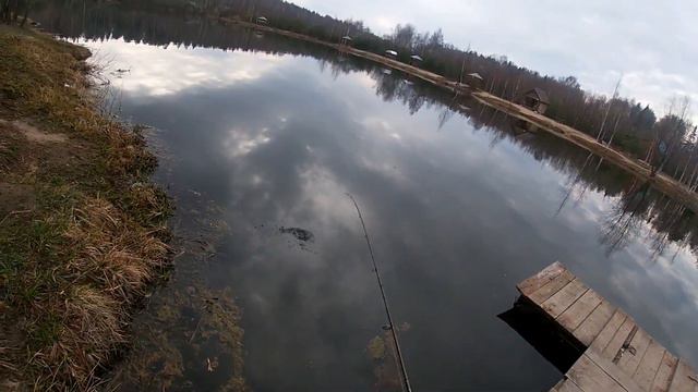 Как багрить на платнике, ловя щуку...