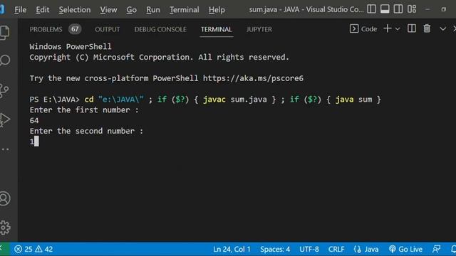 sum of number using java смотреть онлайн