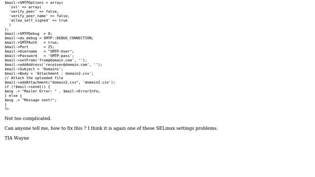 DevOps & SysAdmins: Send mail via cronjob/php, RHEL смотреть онлайн