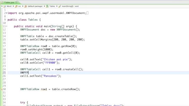 Java and Word - 07 - Styling Tables смотреть онлайн