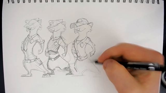 How to DESIGN a GREAT CHARACTER - Step-by-step drawing tutorial! смотреть онлайн