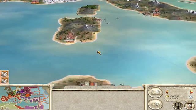Barbarian Invasion! A.I. Only Campaign //Rome Total War// #3 смотреть онлайн