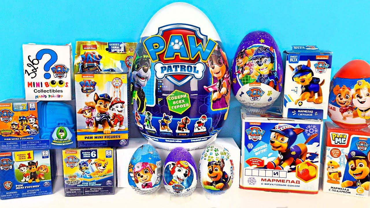 ЩЕНЯЧИЙ ПАТРУЛЬ Mix! СЮРПРИЗЫ новые серии ИГРУШКИ мультик PAW PATROL 2022 Kinder Surprise Unboxing