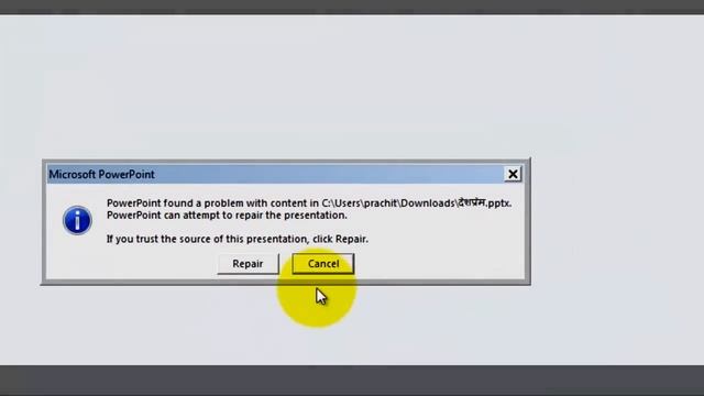 powerpoint found a problem with content in pptx смотреть онлайн