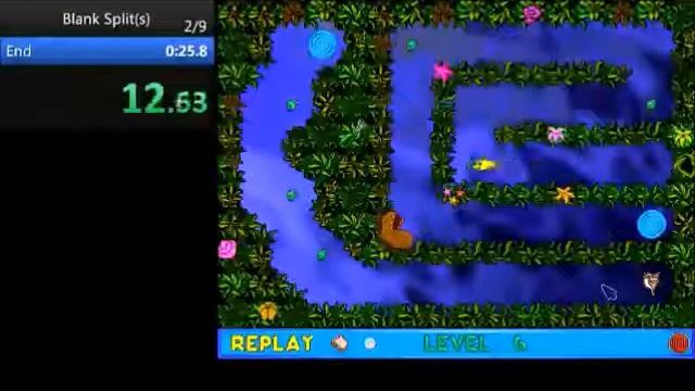 Freddi Fish and Luther's Maze Madness Level 6 in 23.32 смотреть онлайн