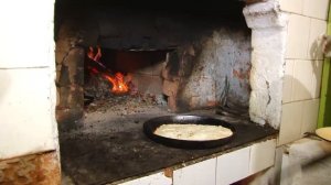 Блины в русской печке