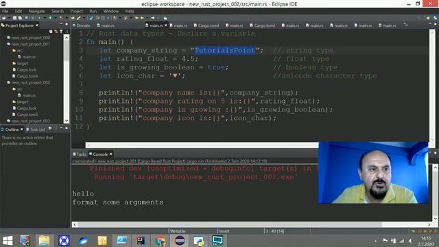 Rust Programlama Dili - Ders 1 ECLIPSE IDE Üzerinde Basit Anlatımlı - File 000 007 смотреть онлайн