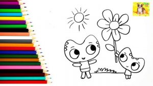 Как нарисовать КОТИКИ ВПЕРЕД/КОТИКИ ВПЕРЕД раскраска#котики#