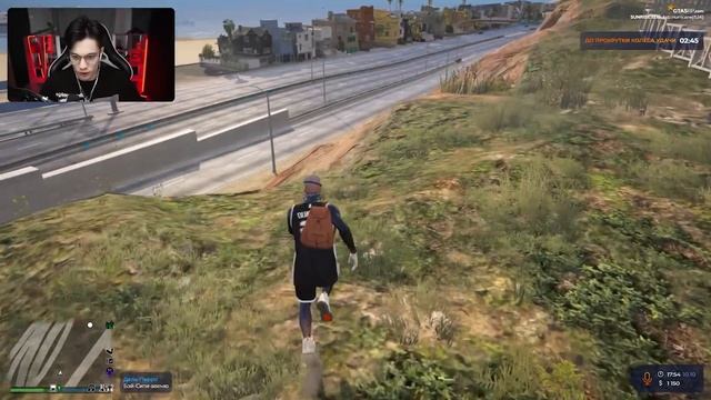 КТО БЫСТРЕЕ ДОБЕРЕТСЯ С ОСТРОВА КАЙО-ПЕРИКО ДО ГОРЫ ЧИЛИАД! ANDYFY vs YRAGUN! (GTA 5 RP) смотреть онлайн