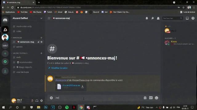 Discord Selfbot Alucard le meilleur selfbot discord 2021 (100% modifiable) смотреть онлайн