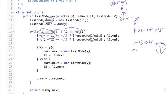 贾考博 LeetCode 21. Merge Two Sorted Lists смотреть онлайн