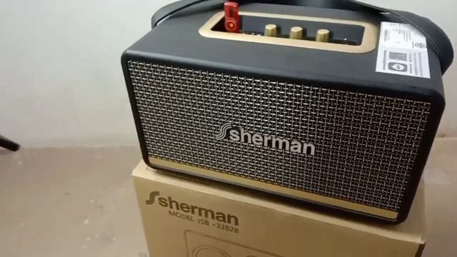 แกะกล่อง! ลำโพงบลูทูธ SHERMAN SB-33B2B PLUS(ใหม่ล่าสุด)กำลังขับ60W เสียงชัดใสเบสหนักๆ смотреть онлайн