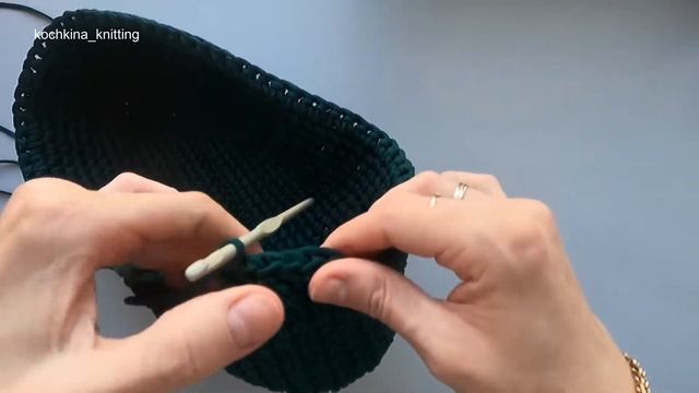 Вязание крючком. Самая простая Сумка-Шоппер из полиэфирного шнура. смотреть онлайн