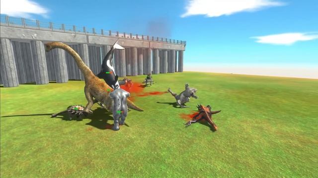GORO WITH ORCA & SCOURGE VS EVERY FACTION - Animal Revolt Battle Simulator смотреть онлайн