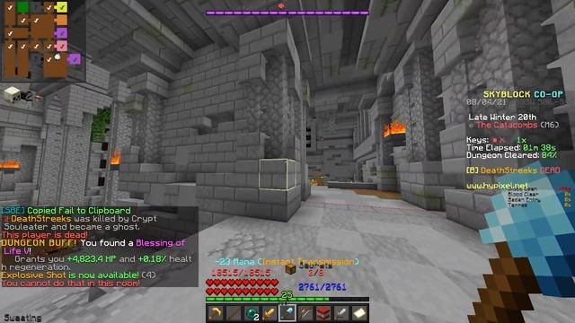 1,300,000 Catacombs XP/HR Solo... смотреть онлайн