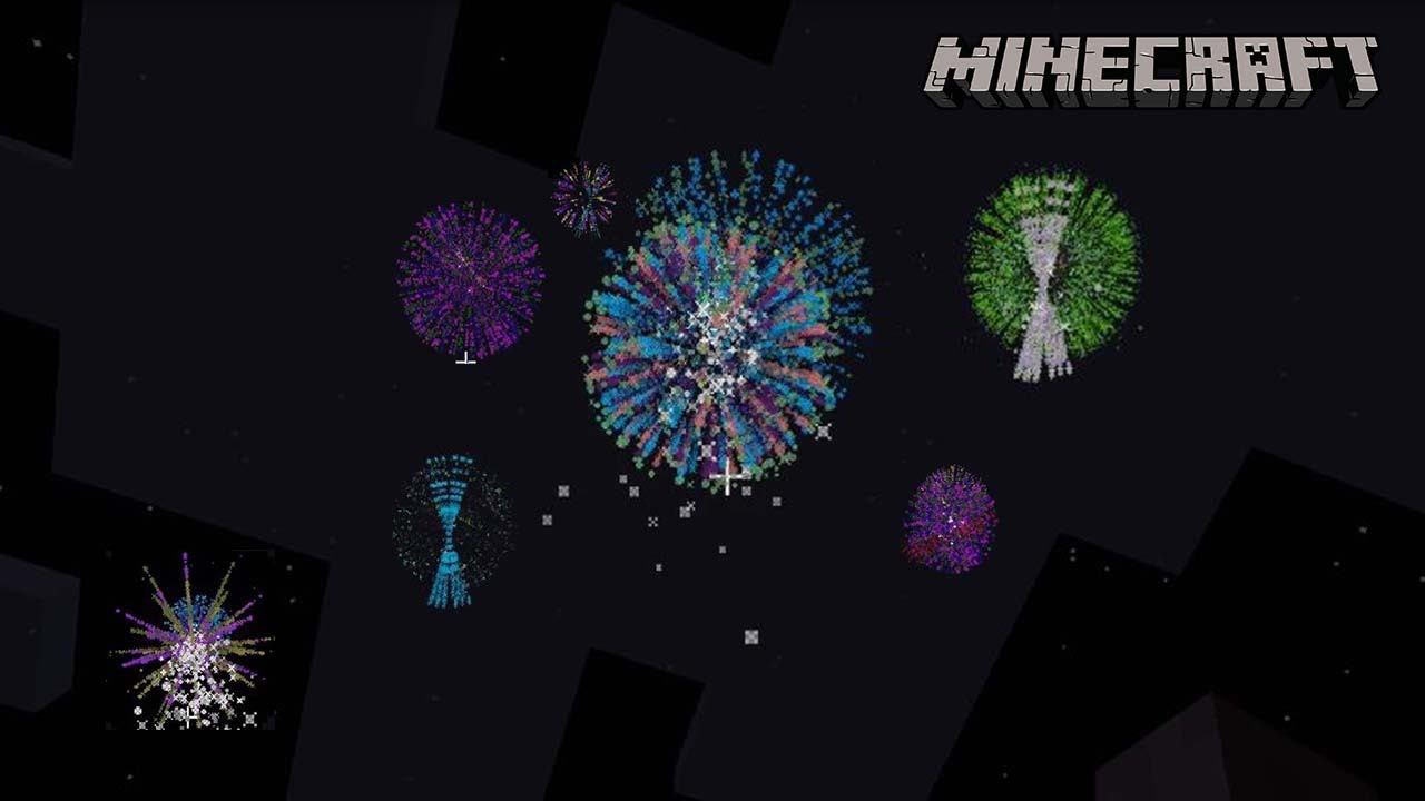 Красивые и рандомные фейерверки в Майнкрафт | Обзор мода Phireworks смотреть онлайн