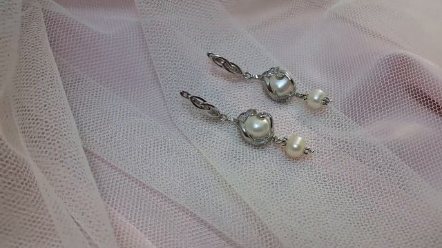 Серьги с жемчугом