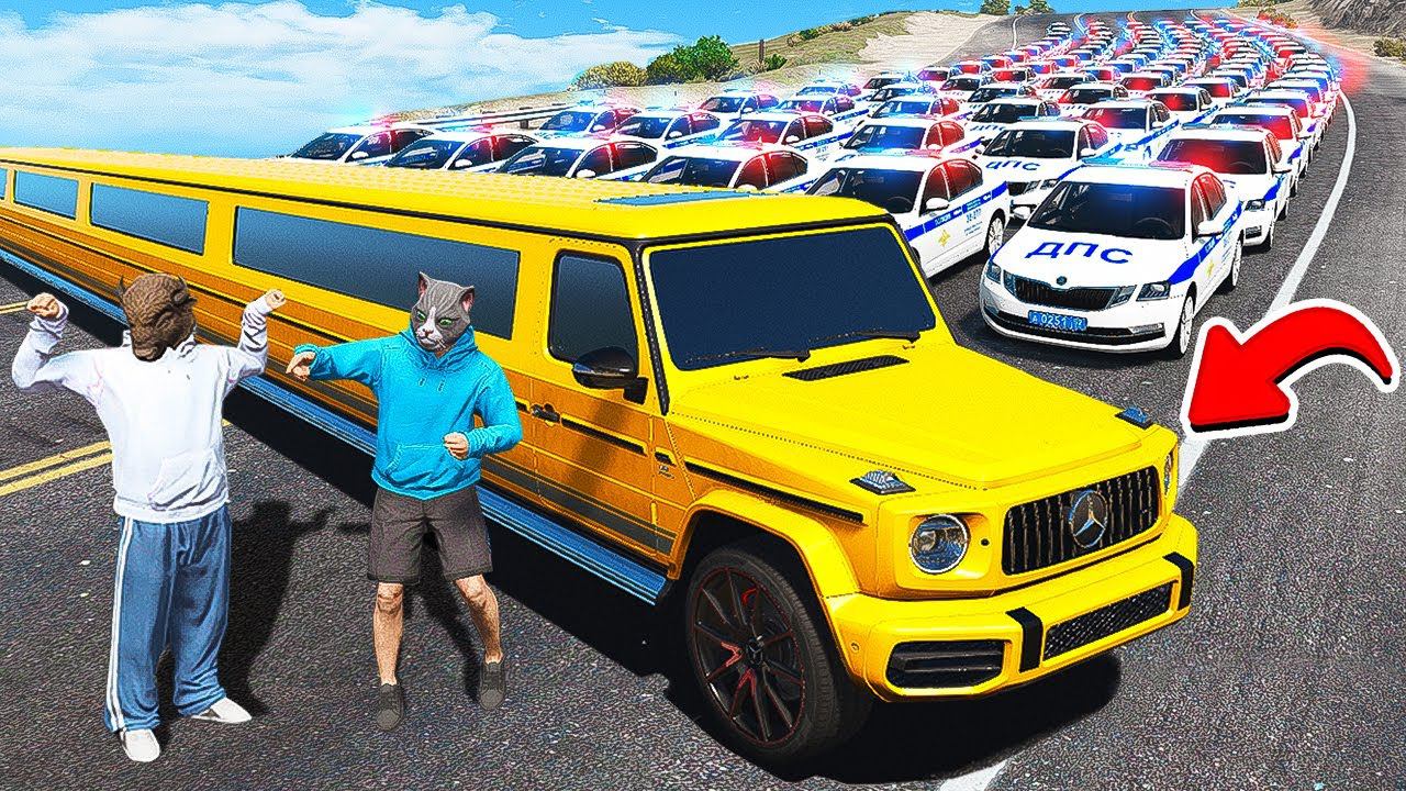КАТАЕМСЯ НА САМОМ ДЛИННОМ ГЕЛИКЕ ЛИМУЗИН В ГТА 5 МОДЫ! ОБЗОР МОДА GTA 5 ВИДЕО MODS смотреть онлайн