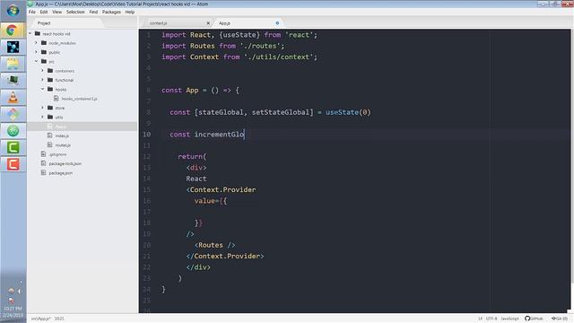 16 adding the useContext hook смотреть онлайн