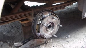 Замена:задний ступичный подшипник.Форд Транзит.