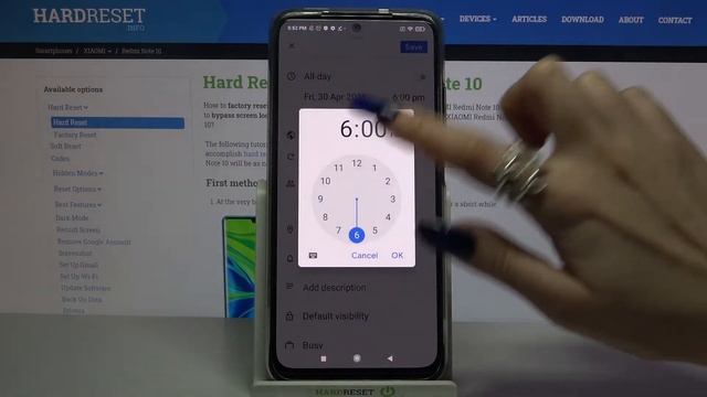 How to Add Event to Calendar on XIAOMI Redmi Note 10 – Use Google Calendar смотреть онлайн