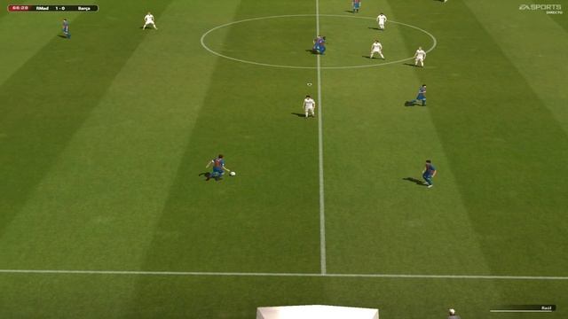 FIFA Football 2005 - PC Gameplay / Real Madrid vs Barcelona / 1080p смотреть онлайн