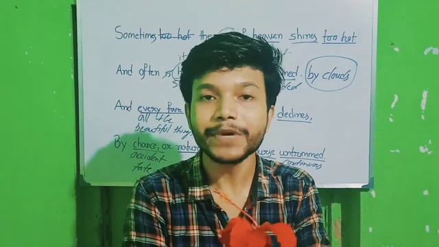 Sonnet 18 by William Shakespeare/ Shall I compare thee/Line by line explanation in Bengali./Class 1 смотреть онлайн