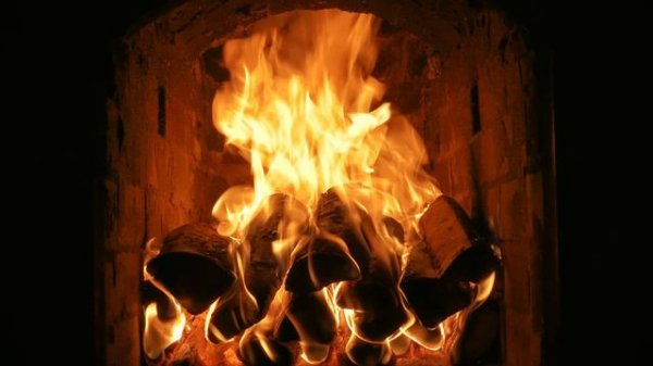 4K Relaxing Fire Sounds - The BEST Burning Fireplace with Crackling Fire Noise (3 HOURS) Fireplace