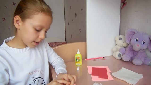 DIY Поделка валентинка своими руками на 14 февраля - День Святого Валентина смотреть онлайн