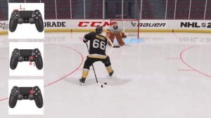 КАК СДЕЛАТЬ ФИНТ КЛЮШКА - КОНЕК - КЛЮШКА, БРОСОК ИЗ-ПОД НОГ В NHL 22?