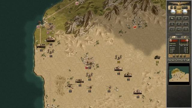 Africa Corps DLC для игры Panzer Corps прохождение 1. Апрель 1941-го. От Эль-Агейлы до Тобрука.