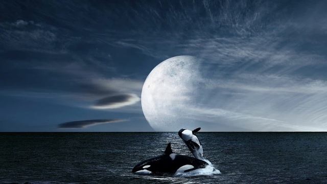 Wistful Whale Songs & Haunting Loon Sounds { 1 Hour } ** No Music** смотреть онлайн