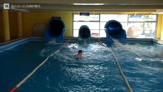 Aquaworld Budapest - Kamikaze Turborutsche | High-Speed Waterslide Onride POV смотреть онлайн