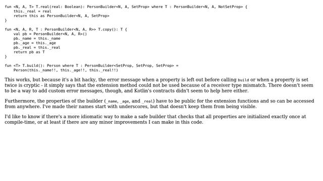 Instantiating Person objects using the builder pattern (2 Solutions!!) смотреть онлайн