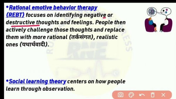 Behavior Therapy in Mental Health Nursing || Cognitive Behavior Therapy( CBT)