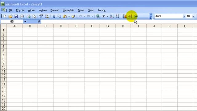 A002 Paski narzędziowe jeden pod drugim - Excel 2003 смотреть онлайн