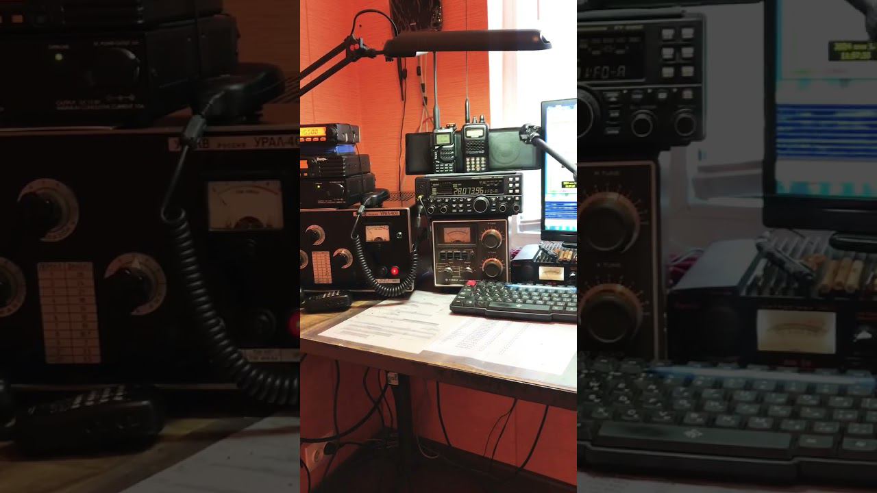 Review Of My Radio Room. Обзор моей радио рубки . R6DFI