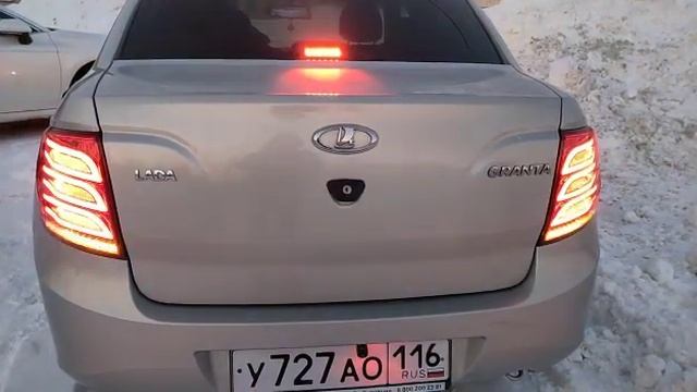 задние фонари лада гранта, гранта фл в стиле амг смотреть онлайн