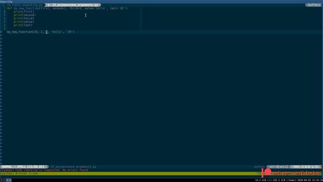 Python 3 - Pojmenované argumenty #25 смотреть онлайн