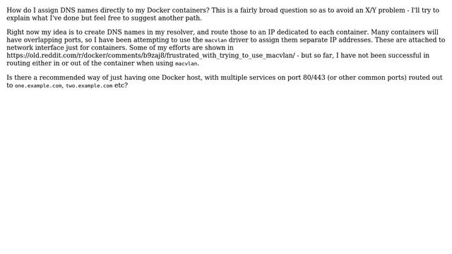 How to assign external DNS name to Docker containers? смотреть онлайн