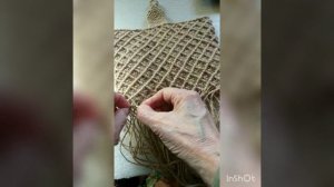 Как я "наращиваю" или "удлиняю" нить для продолжения плетения Приём "чистый край" Макраме начинающим