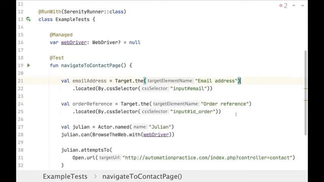 Localizando elementos Target class - Automatización Pruebas Web con Serenity y Kotlin смотреть онлайн