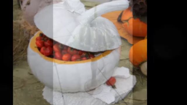 Декорирование тыквы. Decorating Pumpkin.