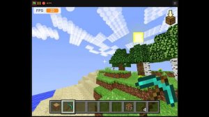 Minecraft 3D in Scratch (Turbowarp) overworld performance test