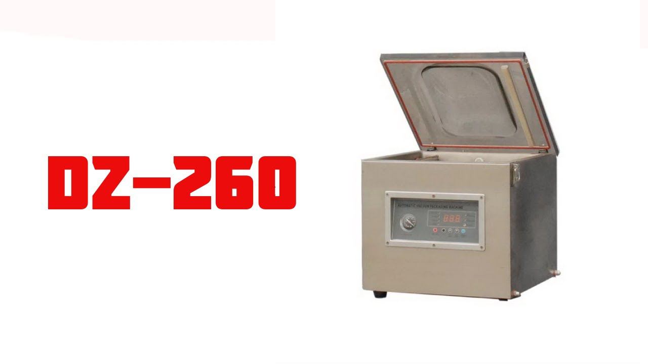 Настольный вакуумный упаковщик DZ 260 смотреть онлайн