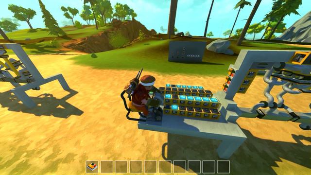 7 Speed Piston Powered Engine using Binary! (Scrap Mechanic #204) смотреть онлайн