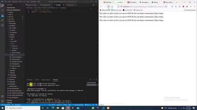 WordPress Scripts - SASS implementation смотреть онлайн
