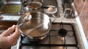 ОБЗОР и ТЕСТИРОВАНИЕ сковороды  "BergHOFF" (из нержавейки) .