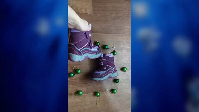 Термо ботинки B&G термо для девочки смотреть онлайн